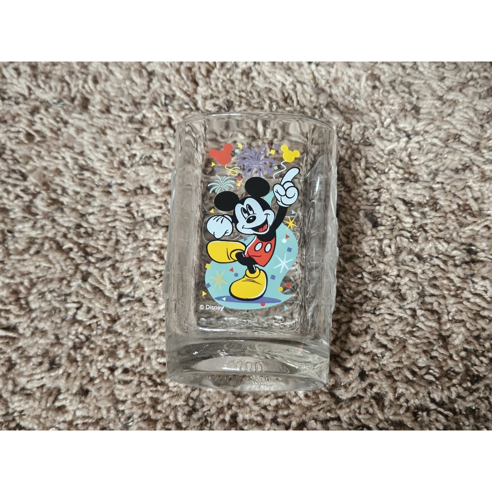 Walt Disney World 2000 McDonald's Mickey Mouse Glass - Celebration Magic Kingdom